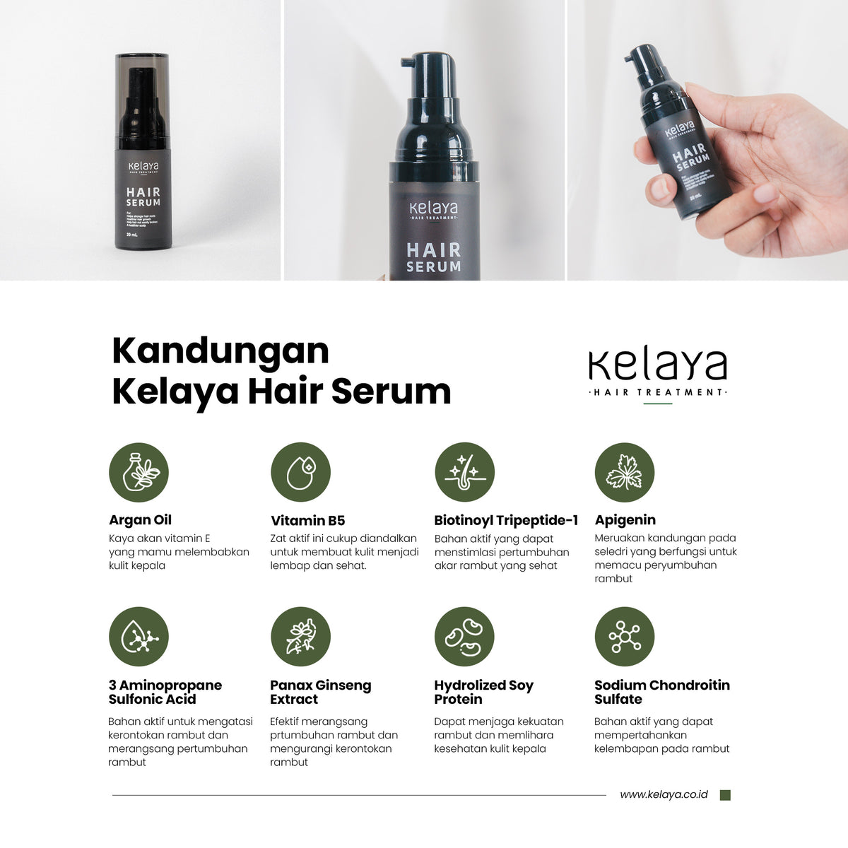 Paket Kelaya Shampoo 100 ml + Serum 100 ml