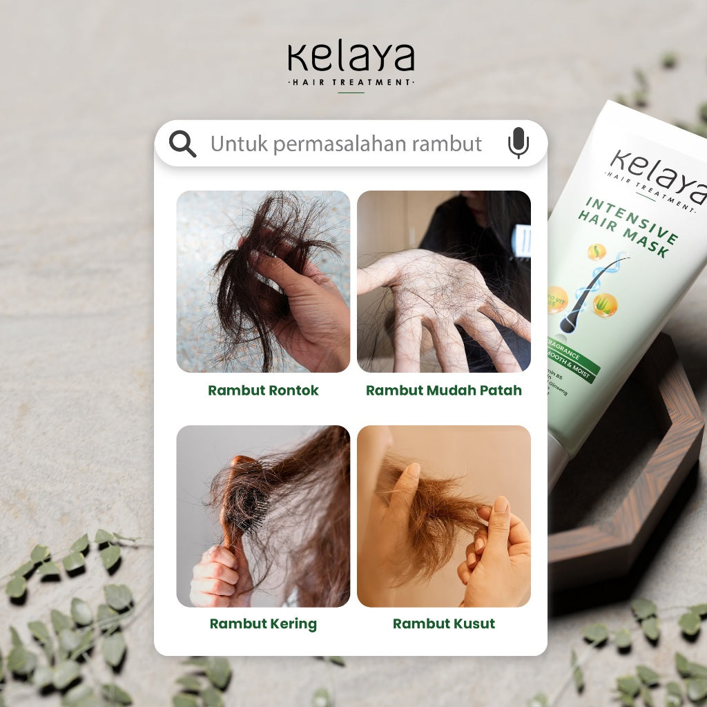 PROMO NEW LAUNCH KELAYA Intensive Hair Mask FREE Hair Mist Sweet Confidence / Mist Party Glamour