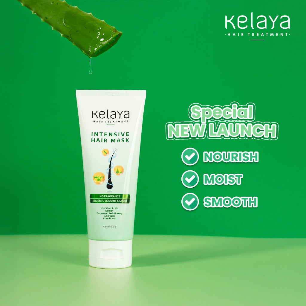 PROMO NEW LAUNCH KELAYA Intensive Hair Mask FREE Hair Mist Sweet Confidence / Mist Party Glamour