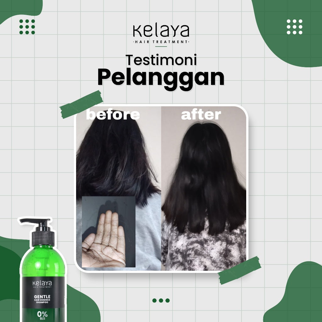 Kelaya Gentle Hair Essence Shampoo Non SLS 250ml