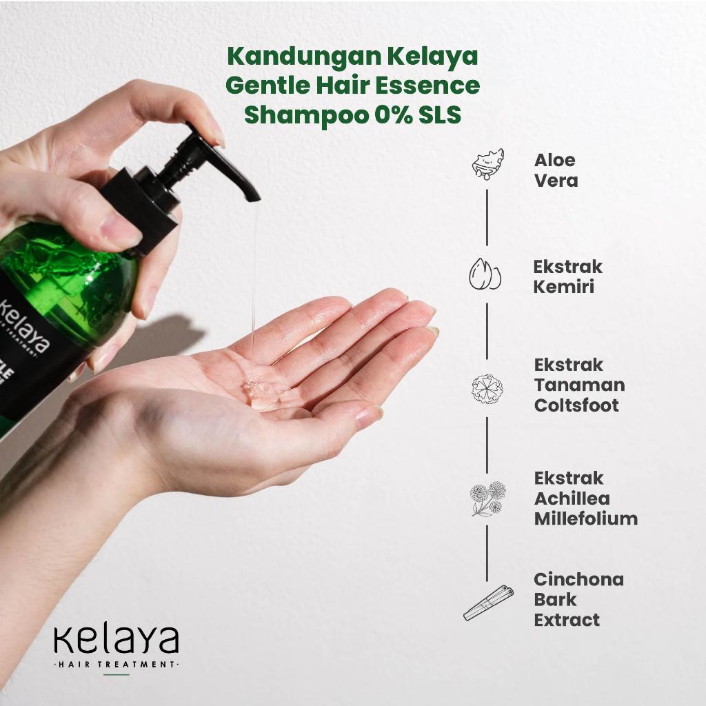 Kelaya Gentle Hair Essence Shampoo Non SLS 250ml