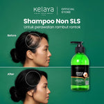 Kelaya Shampoo Tanpa SLS Perawatan Rambut Lembut Esensi 250ml Shampo Penumbuh Rambut Anti Ketombe Rontok