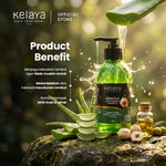 Kelaya Shampoo Tanpa SLS Perawatan Rambut Lembut Esensi 250ml Shampo Penumbuh Rambut Anti Ketombe Rontok