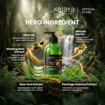 Kelaya Shampoo Tanpa SLS Perawatan Rambut Lembut Esensi 250ml Shampo Penumbuh Rambut Anti Ketombe Rontok